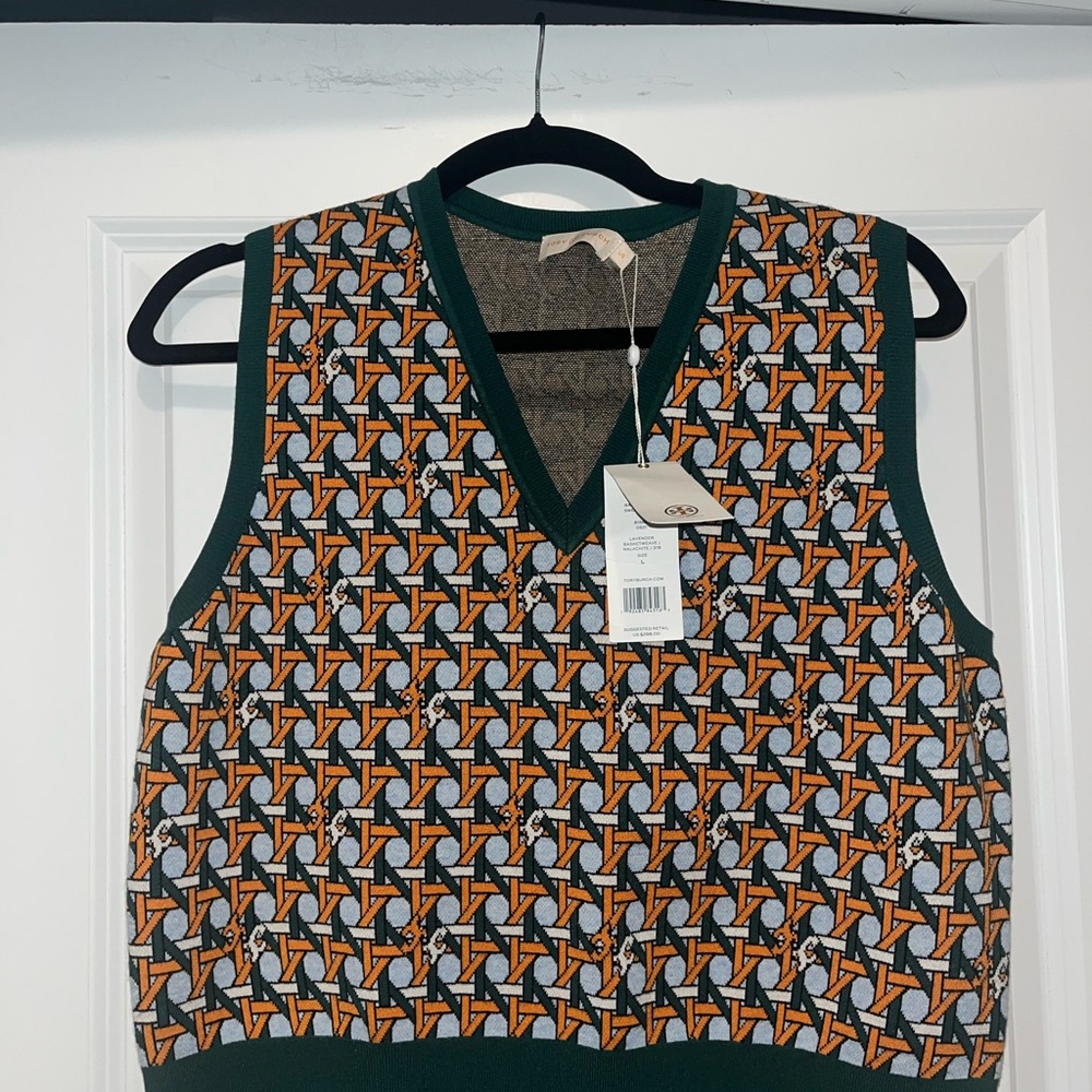 Basketweave Sweater Vest